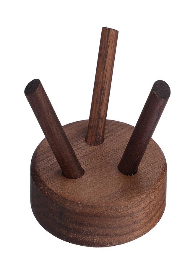 GUSHBIN Softball Holder Wooden Baseball Display Stand for Collector, Baseball Holder Small Sport Ball Display Rack for Softball Tennis Spheres,2 Inches Tall - Image 1